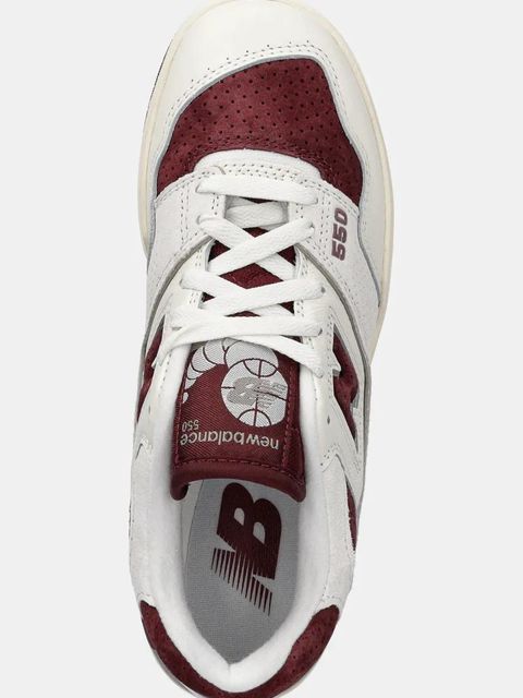 New Balance sneakersy skórzane 550 kolor beżowy BB550LEZ