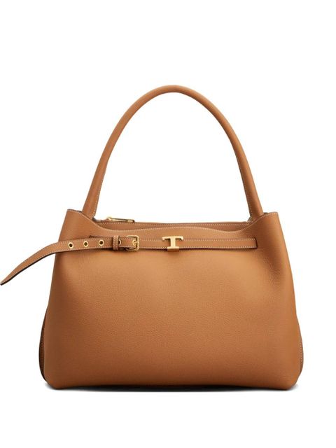 Tod's small T Timeless tote bag - Brown - zdjęcie produktu nr 1