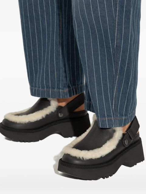 UGG 51mm Esmee fur trim mules - Black - zdjęcie produktu nr 2