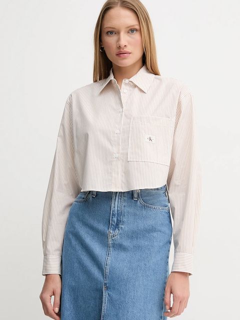 Calvin Klein Jeans koszula bawełniana - zdjęcie produktu nr 1