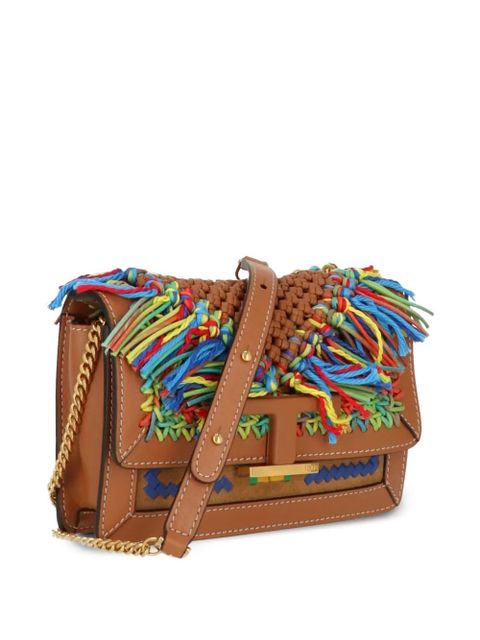 Tod's woven shoulder bag - Brown