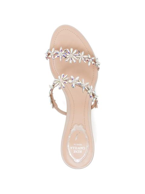 René Caovilla 50mm Eva sandals - Neutrals
