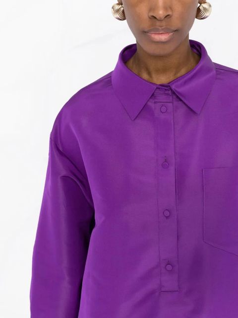 Valentino Garavani long-sleeve button-up shirt - Purple