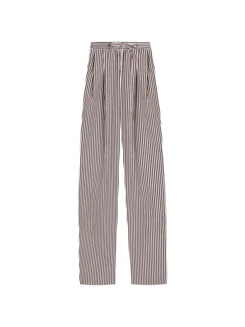 Dolce & Gabbana striped poplin trousers - Brown - zdjęcie produktu nr 1