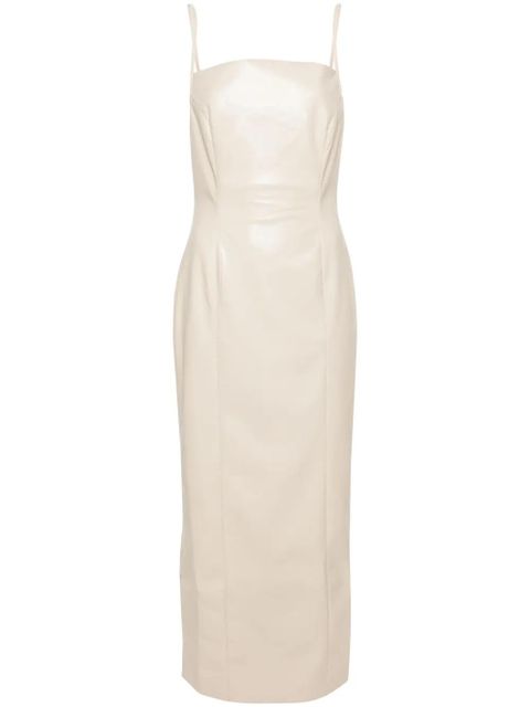 Nanushka Ilara slip midi dress - Neutrals - zdjęcie produktu nr 1