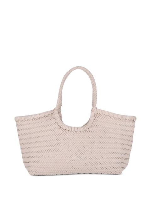 DRAGON DIFFUSION braided tote bag - Neutrals - zdjęcie produktu nr 1