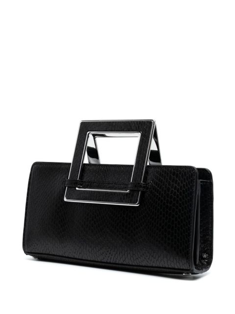 STAUD Shirley top-handle clutch bag - Black
