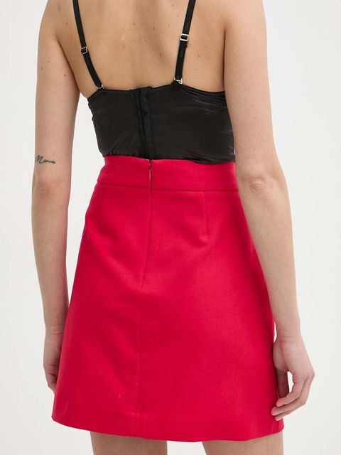 Morgan spódnica JEON kolor różowy mini prosta