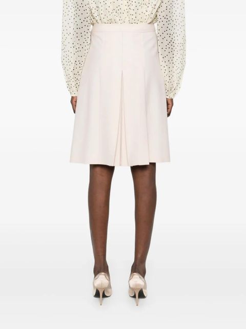 Valentino Garavani pleated mini skirt - Neutrals