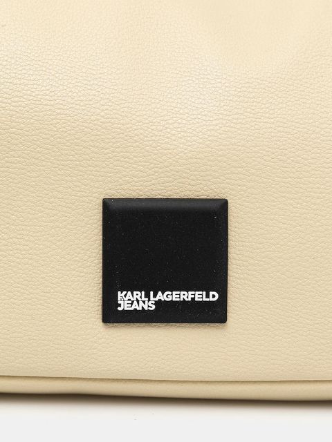 Karl Lagerfeld Jeans torebka kolor beżowy A2W30257