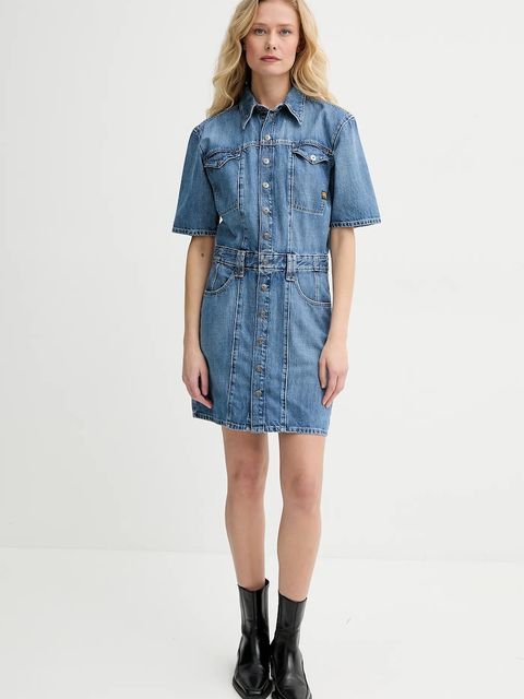 G-Star sukienka jeansowa - zdjęcie produktu nr 2
