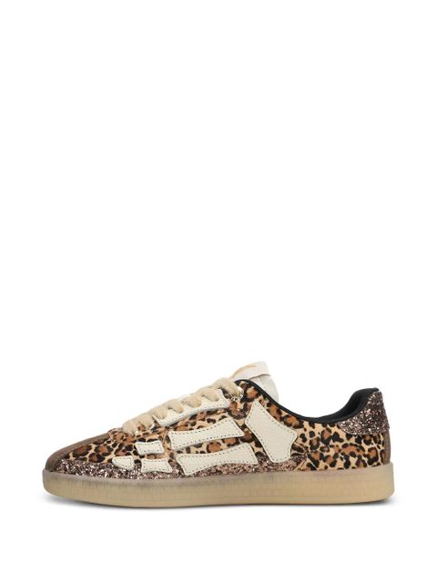 AMIRI animal-print lace-up sneakers - Brown