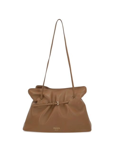 Prada small Dada nappa leather shoulder bag - Brown - zdjęcie produktu nr 1