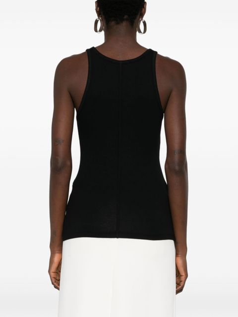 AGOLDE sleeveless ribbed-knit top - Black - zdjęcie produktu nr 2