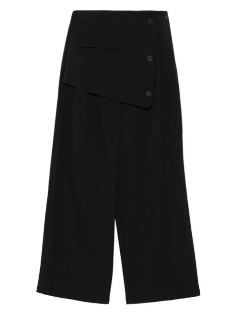 Eleh button-embellishment trousers - Black - zdjęcie produktu nr 1