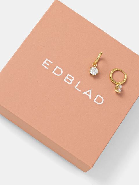 EDBLAD kolczyki pozłacane Crown 126874