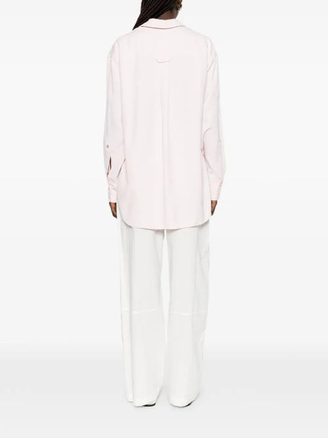 Sportmax Cocco chest-pocket buttoned shirt - Pink