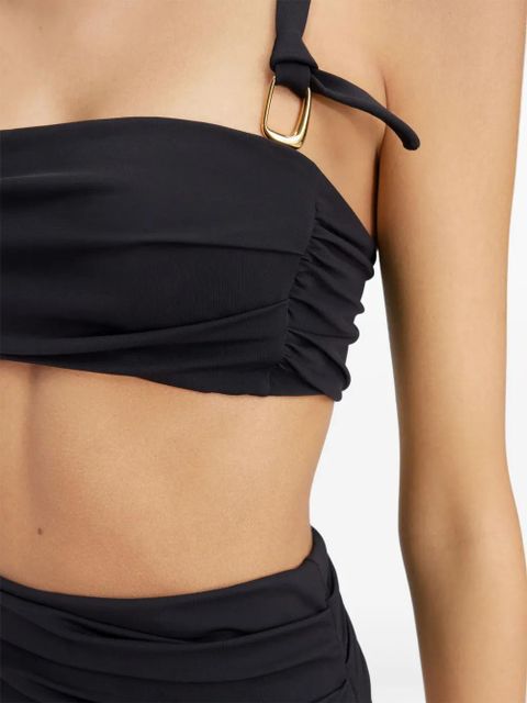 Jacquemus bandeau bikini top - Black