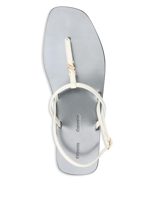 Proenza Schouler cross-strap flat sandals - White