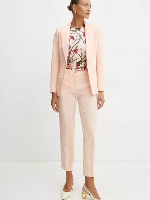 Marciano Guess marynarka BECKY kolor pomarańczowy jednorzędowa gładka 5RGN00 7115A