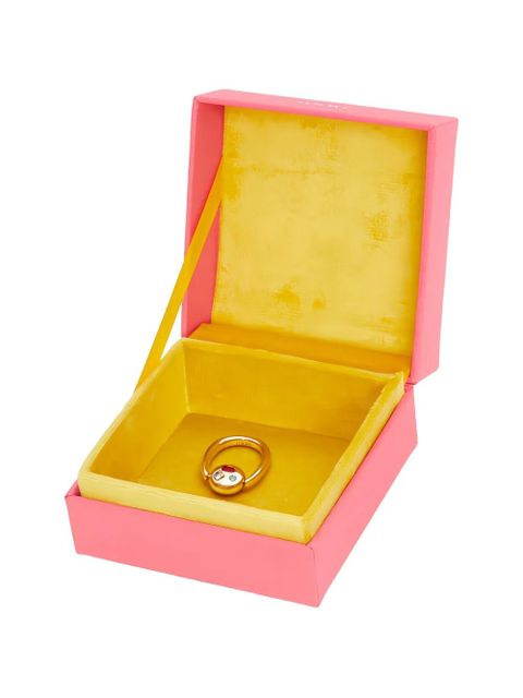 LOEWE crystal-embellished ring - Gold