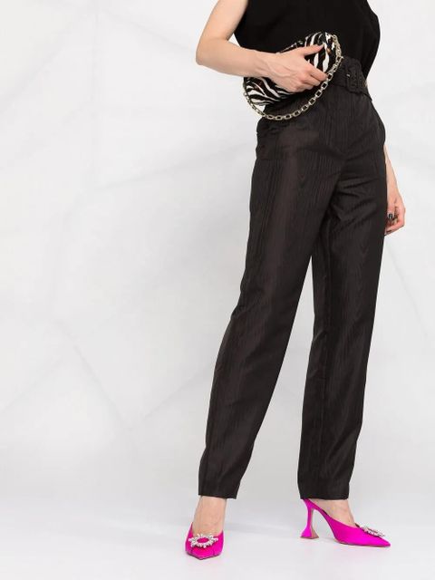ROTATE BIRGER CHRISTENSEN high-waist belted trousers - Black