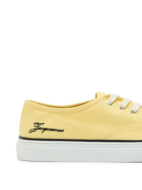 Jacquemus Féfé lace-up logo sneakers - Yellow - zdjęcie produktu nr 2