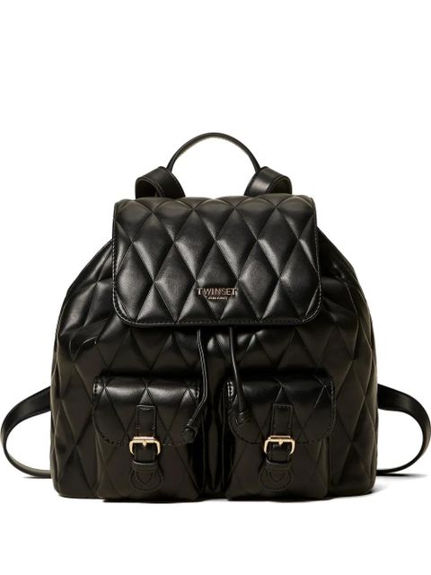 TWINSET quilted backpack - Black - zdjęcie produktu nr 1