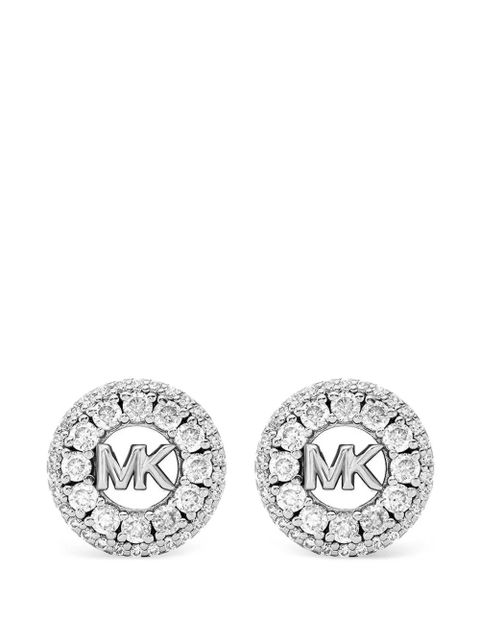 Michael Kors logo-stud earrings - Silver - zdjęcie produktu nr 1