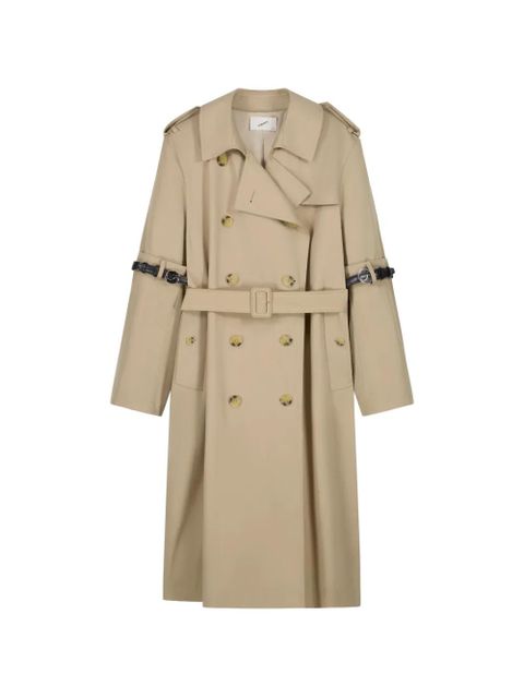 Coperni double-breasted belted coat - Neutrals - zdjęcie produktu nr 1
