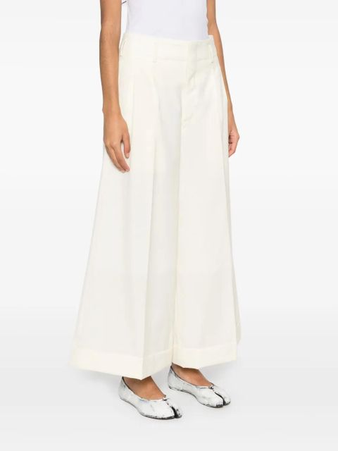Comme Des Garçons wool trousers - White