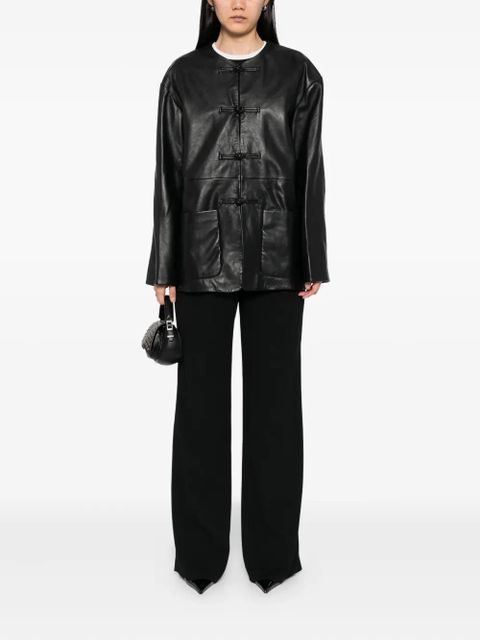 Róhe Mandarin jacket - Black - zdjęcie produktu nr 2