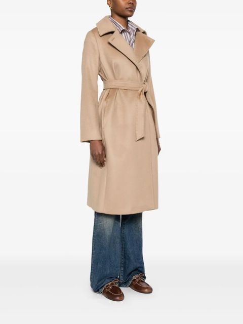 Max Mara virgin-wool trench coat - Neutrals