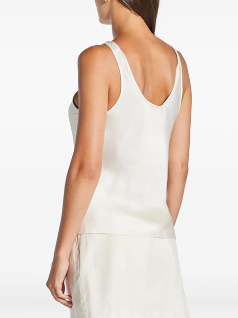 ANINE BING scoop-neck top - White