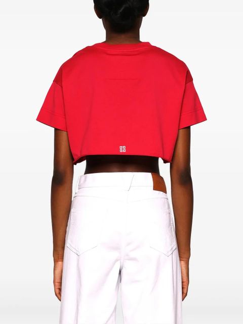 Givenchy cropped T-shirt - Red