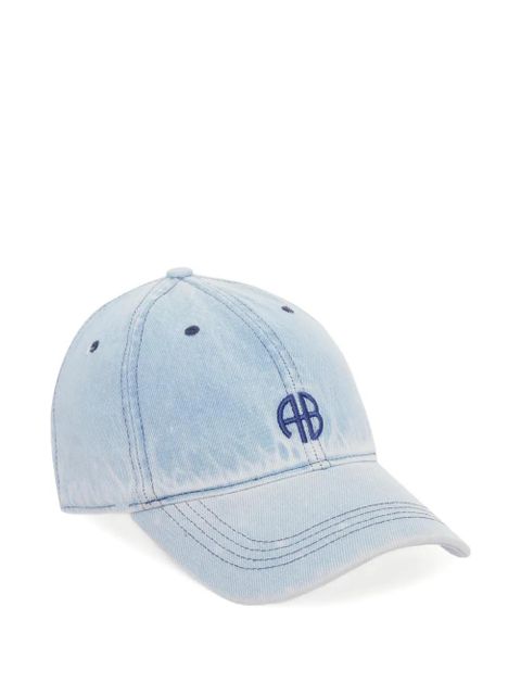 ANINE BING Jeremy logo-embroidered baseball cap hat - Blue - zdjęcie produktu nr 1