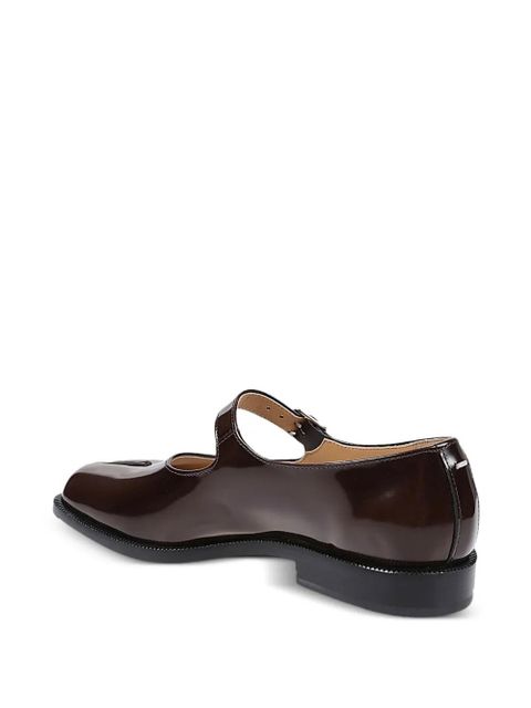 Maison Margiela Tabi mary jane flat loafers - BROWN