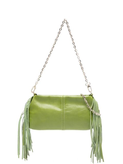 Maje Miss M fringed clutch bag - Green - zdjęcie produktu nr 1