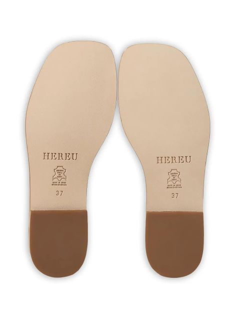 Hereu Bena interwoven knotted sandals - Black