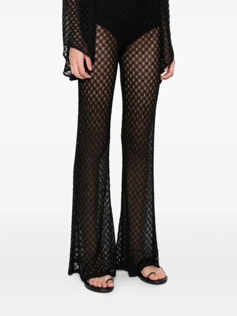 Missoni flared trousers - Black