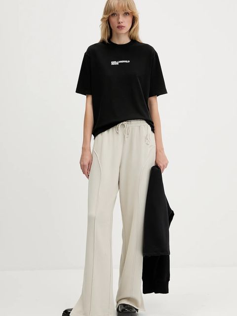 Karl Lagerfeld Jeans t-shirt bawełniany - zdjęcie produktu nr 1