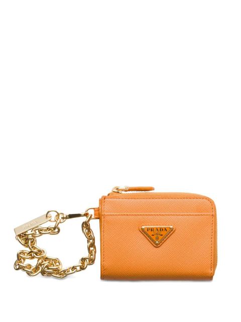 Prada small Saffiano wallet - Orange - zdjęcie produktu nr 1