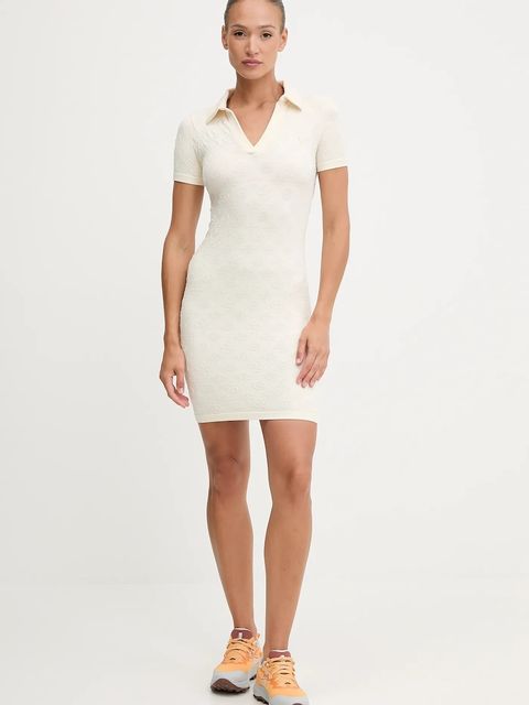 Guess sukienka PEONY kolor beżowy mini dopasowana V5YK05 Z3OA0 - zdjęcie produktu nr 1