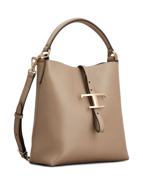 Tod's mini T Timeless bucket bag - Brown - zdjęcie produktu nr 2