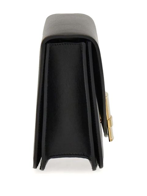 Ferragamo small Asymmetric leather crossbody bag - Black