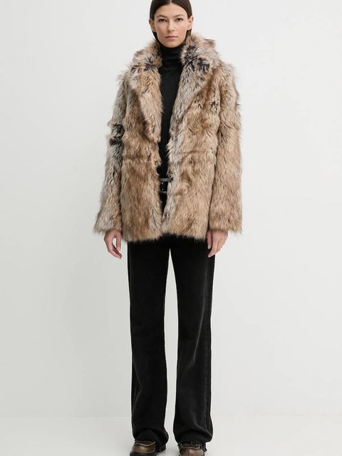 ZADIG&VOLTAIRE płaszcz kolor beżowy WWCO01216 - zdjęcie produktu nr 2