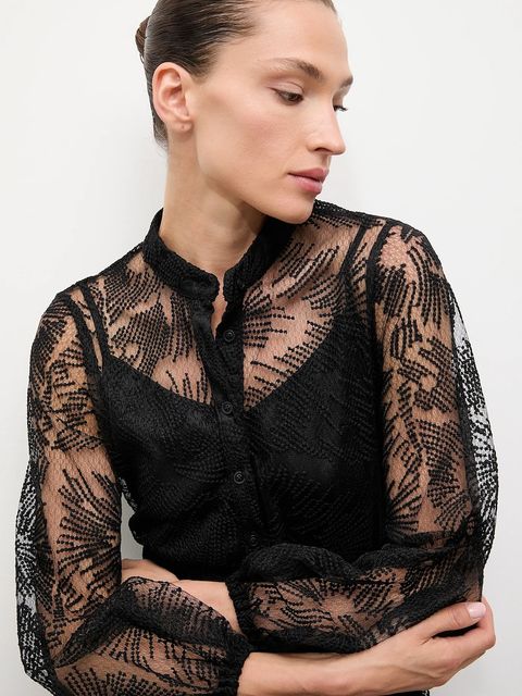 Answear.LAB sukienka kolor czarny mini rozkloszowana