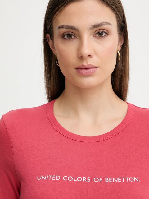 United Colors of Benetton longsleeve bawełniany