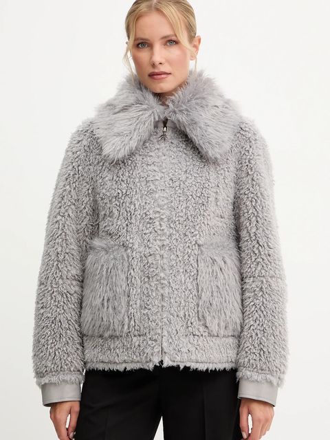 Patrizia Pepe kurtka kolor szary przejściowa 2O0176 E075 - zdjęcie produktu nr 2