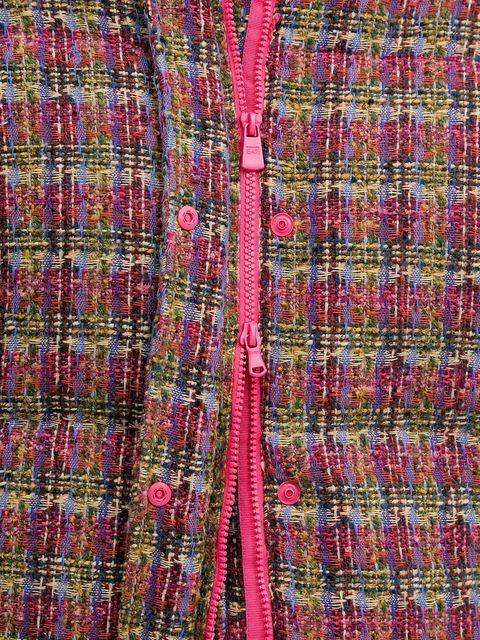 EA7 Emporio Armani kurtka kolor różowy zimowa AF16079.7W000682